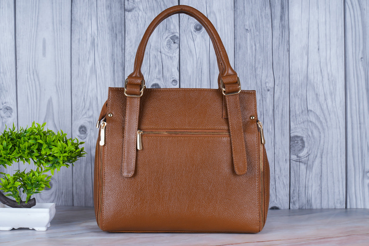 BRAND LEATHER Women's Genuine Leather Handbags Shoulder Bag Satchel Designer Ladies Purse Crossbody Bags