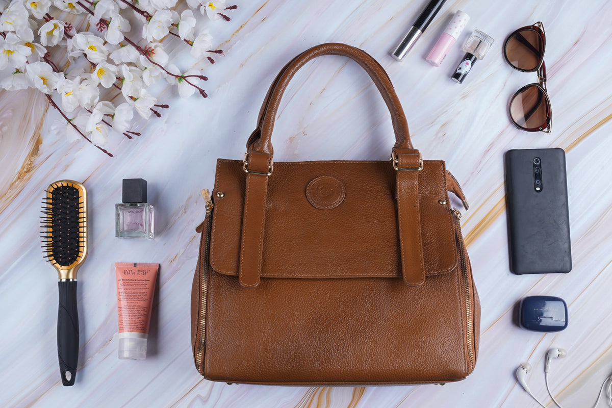 BRAND LEATHER Women's Genuine Leather Handbags Shoulder Bag Satchel Designer Ladies Purse Crossbody Bags