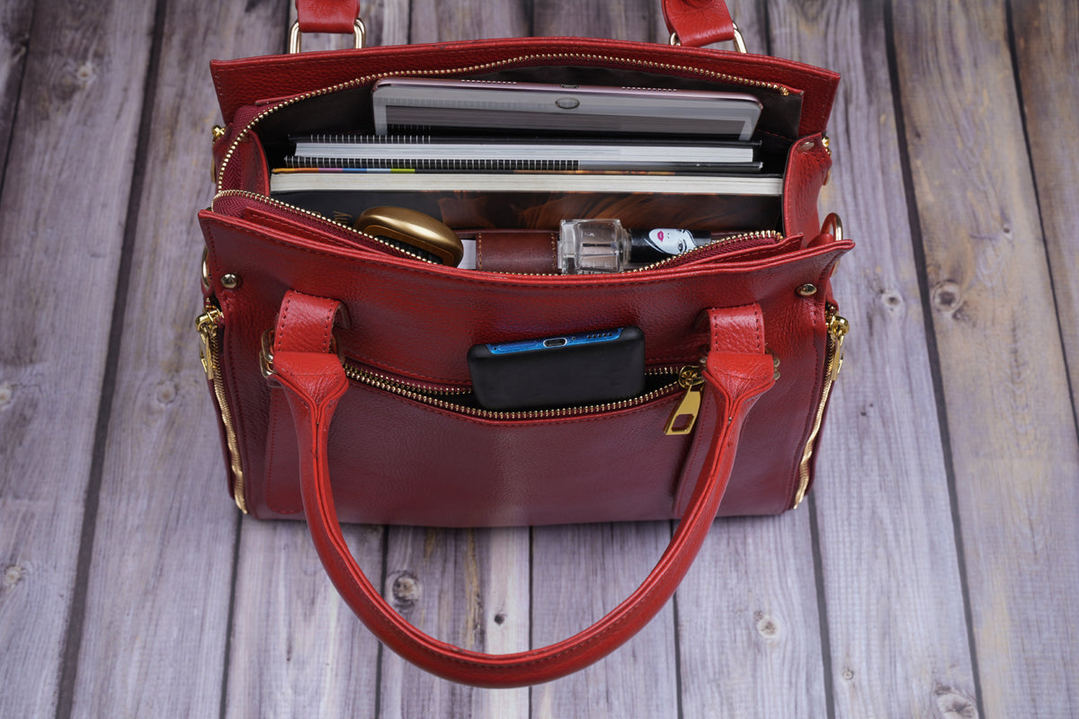 BRAND LEATHER Women's Genuine Leather Handbags Shoulder Bag Satchel Designer Ladies Purse Crossbody Bags