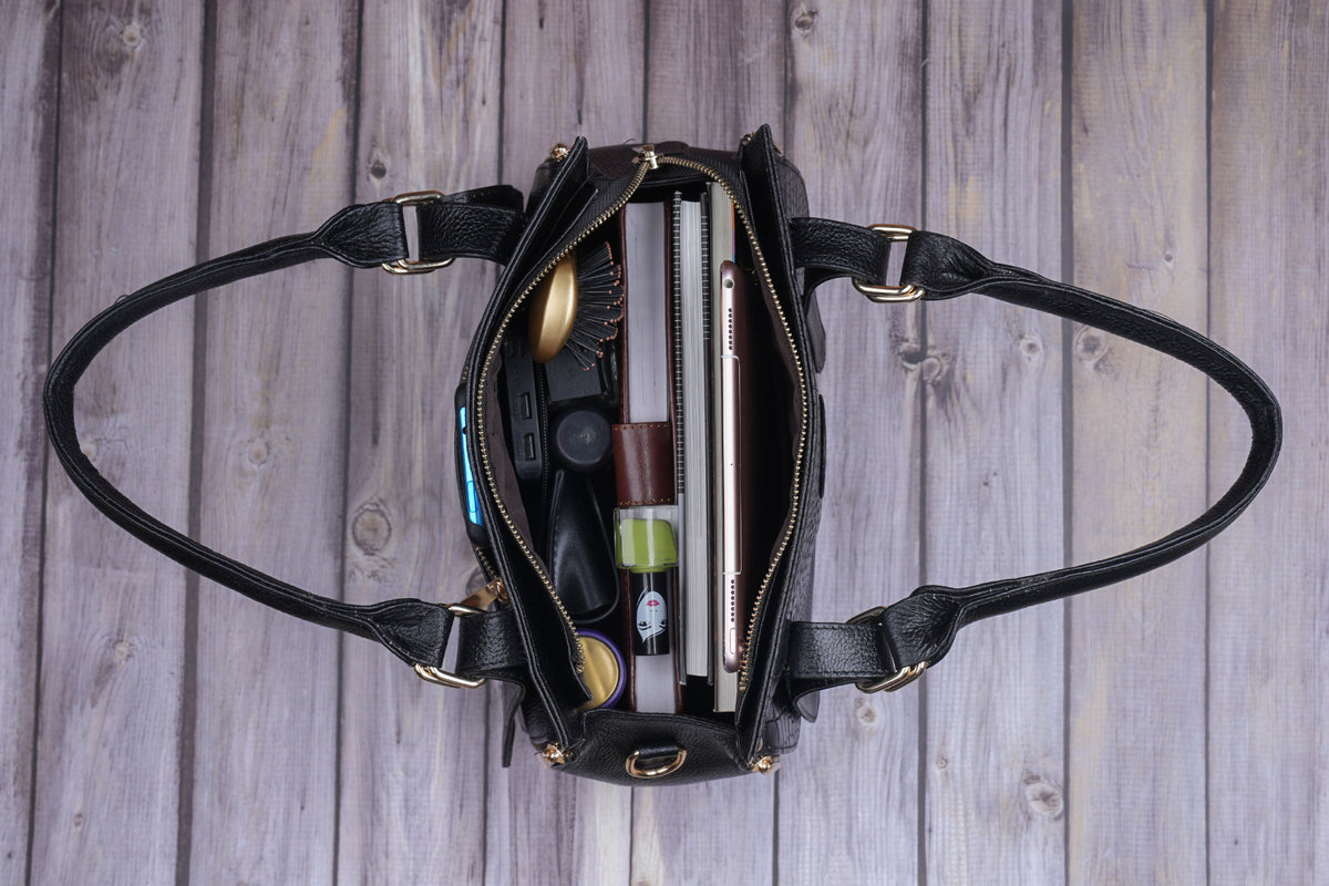 BRAND LEATHER Women's Genuine Leather Handbags Shoulder Bag Satchel Designer Ladies Purse Crossbody Bags