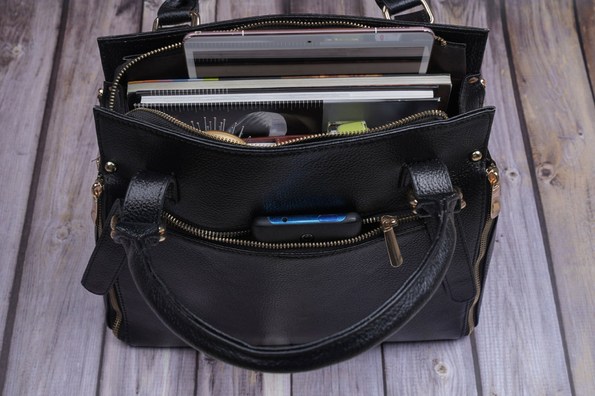 BRAND LEATHER Women's Genuine Leather Handbags Shoulder Bag Satchel Designer Ladies Purse Crossbody Bags