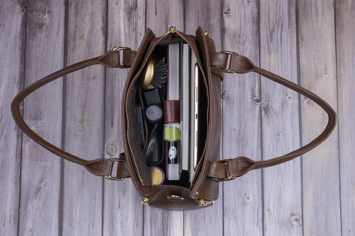 BRAND LEATHER Women's Genuine Leather Handbags Shoulder Bag Satchel Designer Ladies Purse Crossbody Bags