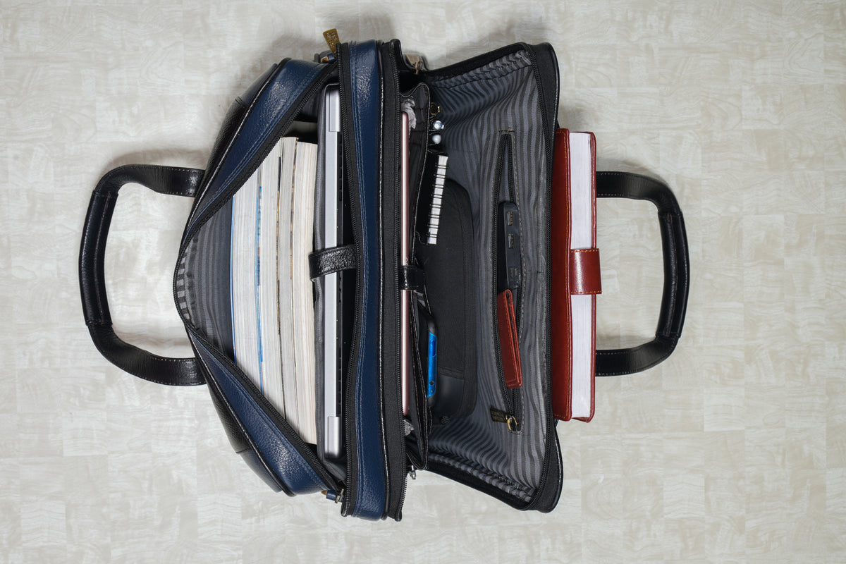 Genuine Leather Messenger Bag for Men 15.6, 16 inch laptop Briefcase Shoulder Bags