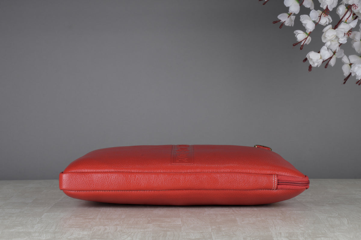 Genuine Leather Laptop Sleeve for Upto 16.3" inch | Shoulder Straps | Adjustable Slings