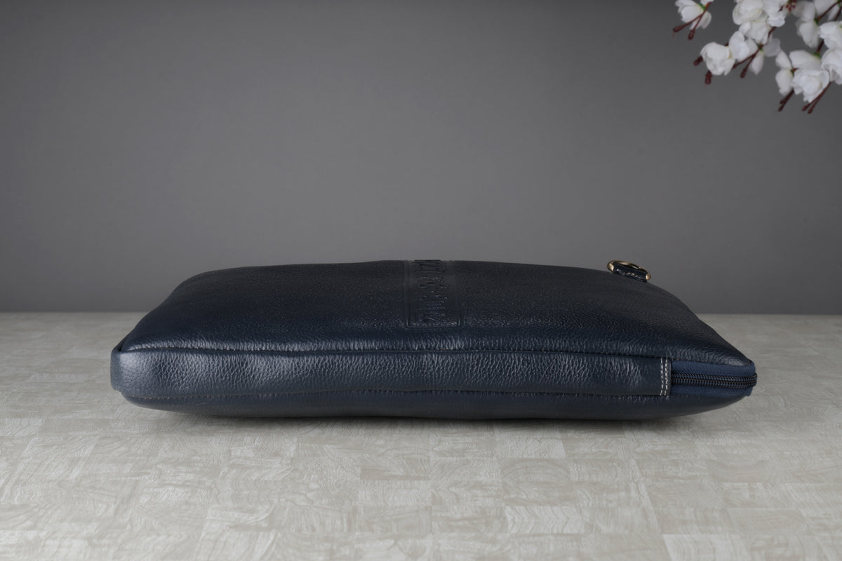 Genuine Leather Laptop Sleeve for Upto 16.3" inch | Shoulder Straps | Adjustable Slings