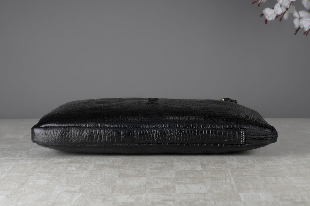 Genuine Leather Laptop Sleeve for Upto 16.3" inch | Shoulder Straps | Adjustable Slings