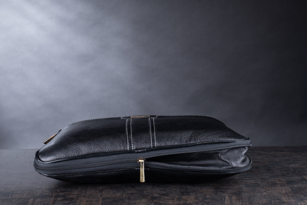 BRAND LEATHER Genuine Leather Laptop Bag for Men/Office Bag for Men |Fits 14|15.6|16 Inch Laptop Bag/MacBook |Leather Bag for Men with Shoulder Straps|Crossbody Laptop Messenger Bag for Men