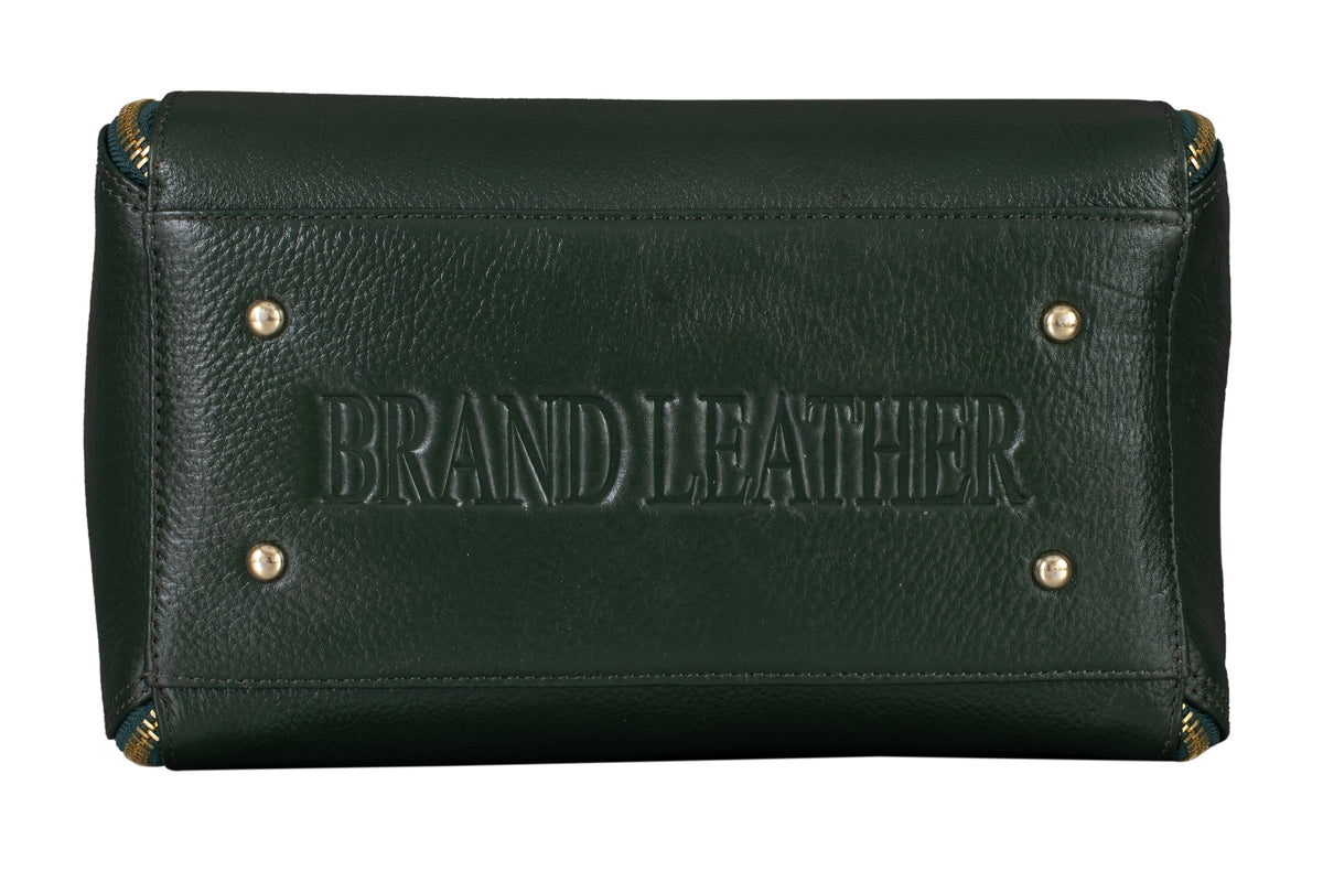 BRAND LEATHER Women Genuine Leather Handbags Tote Office Shoulder Bag Medium Satchel Purse