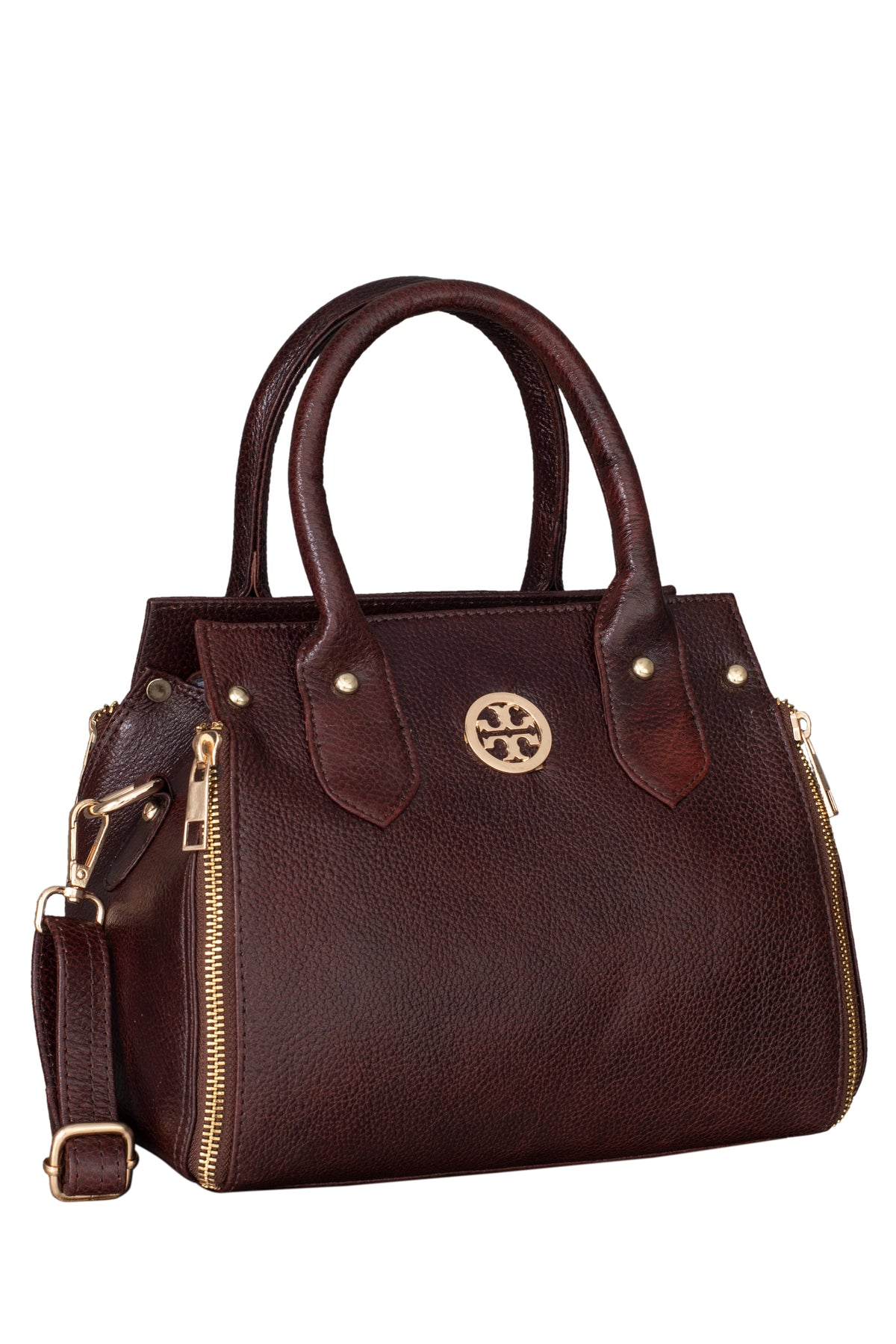 BRAND LEATHER Women Genuine Leather Handbags Tote Office Shoulder Bag Medium Satchel Purse