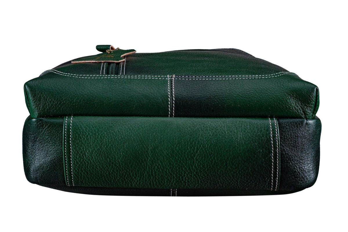 BRAND LEATHER Men's Genuine Leather Sling Chest Bag Casual Shoulder Daypack's