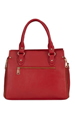 BRAND LEATHER Women's Genuine Leather Handbags Shoulder Bag Satchel Designer Ladies Purse Crossbody Bags With Golden Metal Zipper