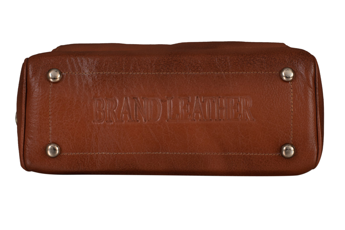 BRAND LEATHER Women's Genuine Leather Handbags Shoulder Bag Top Handle Satchel Designer Ladies Purse Crossbody Bags