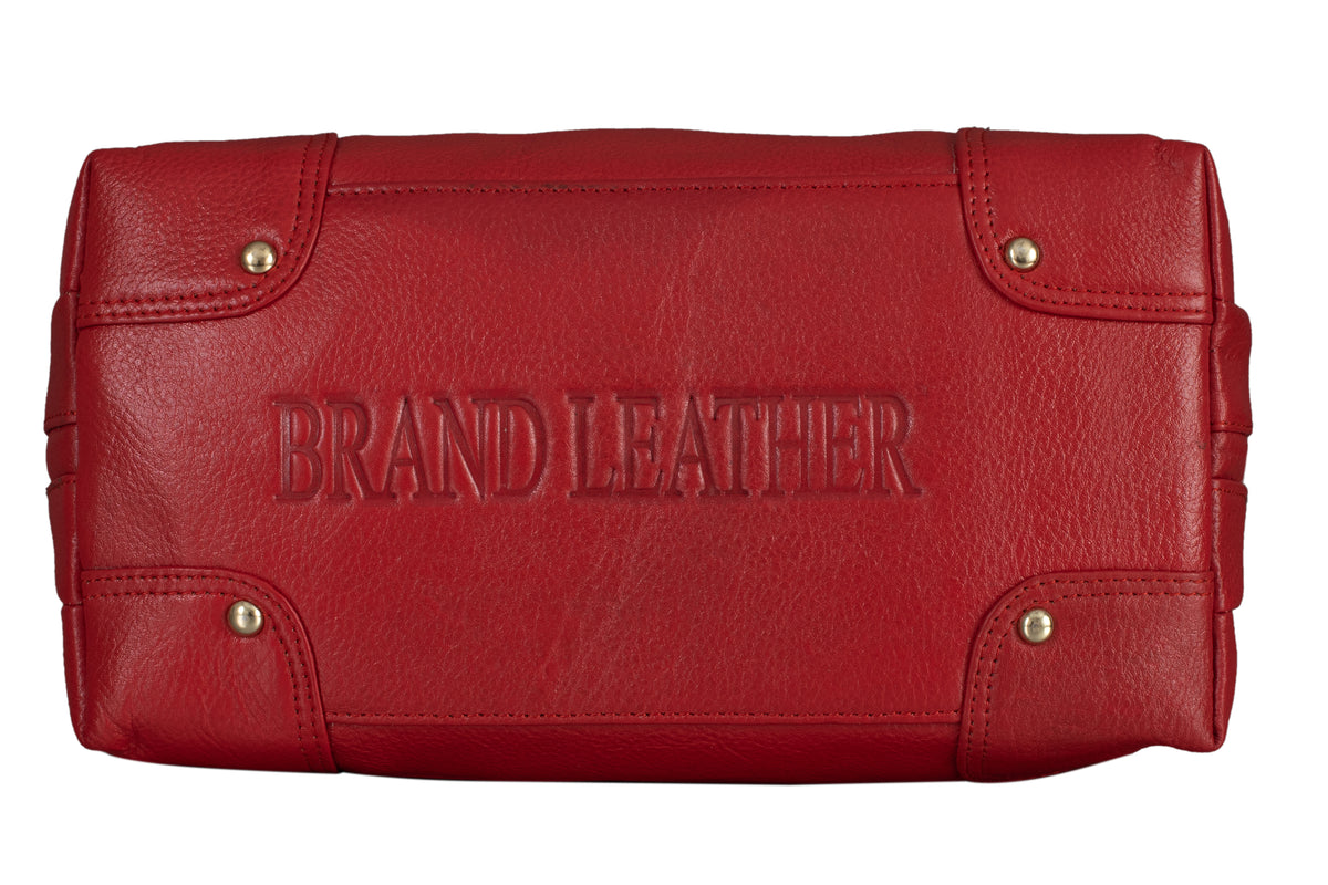 BRAND LEATHER Women Leather Handbag Designer Top Handle Satchel Shoulder Bag Crossbody