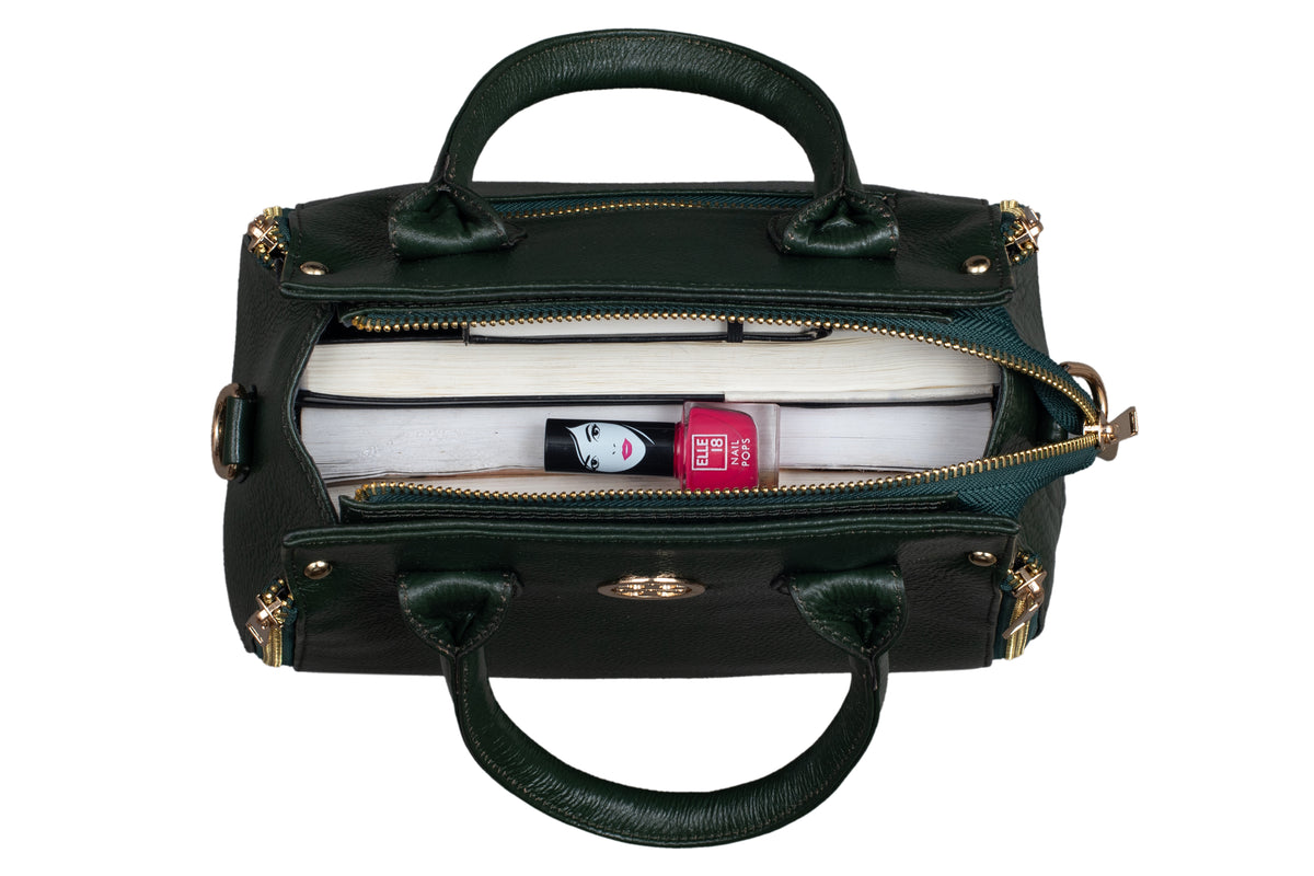 BRAND LEATHER Women Genuine Leather Handbags Tote Office Shoulder Bag Medium Satchel Purse