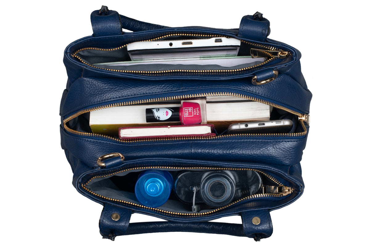 BRAND LEATHER Women Leather Handbag Designer Top Handle Satchel Shoulder Bag Crossbody