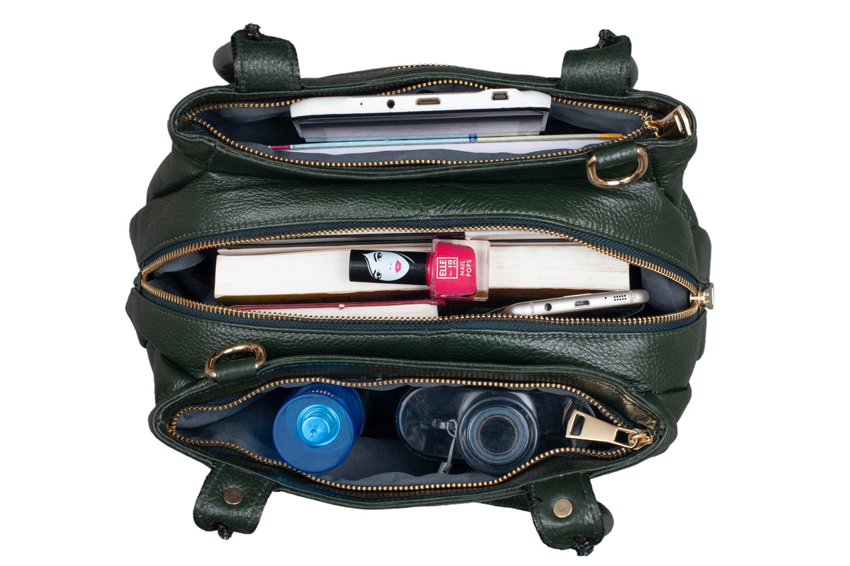 BRAND LEATHER Women Leather Handbag Designer Top Handle Satchel Shoulder Bag Crossbody