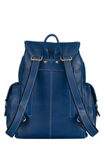 BRAND LEATHER Genuine Leather 15.6 inch Laptop Backpack Casual Daypack for Travel Business Outdoor and More Unisex