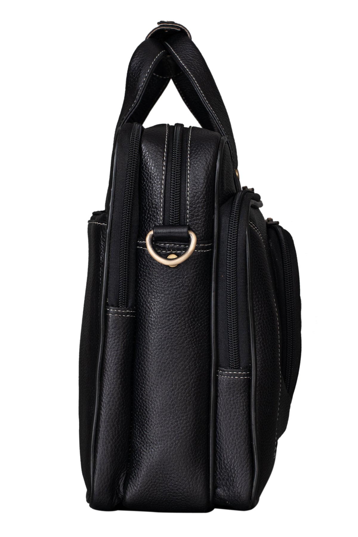 Genuine Leather Laptop Bag for Men - Office Bag, Brown - Fits Up to 16-inch Laptop/MacBook - Shoulder Bag/Hand Bag