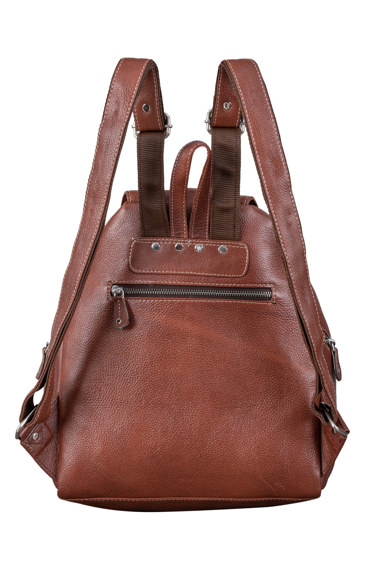 BRAND LEATHER Genuine Leather Stylish Women's Backpack Use for College|School|Office|Travel