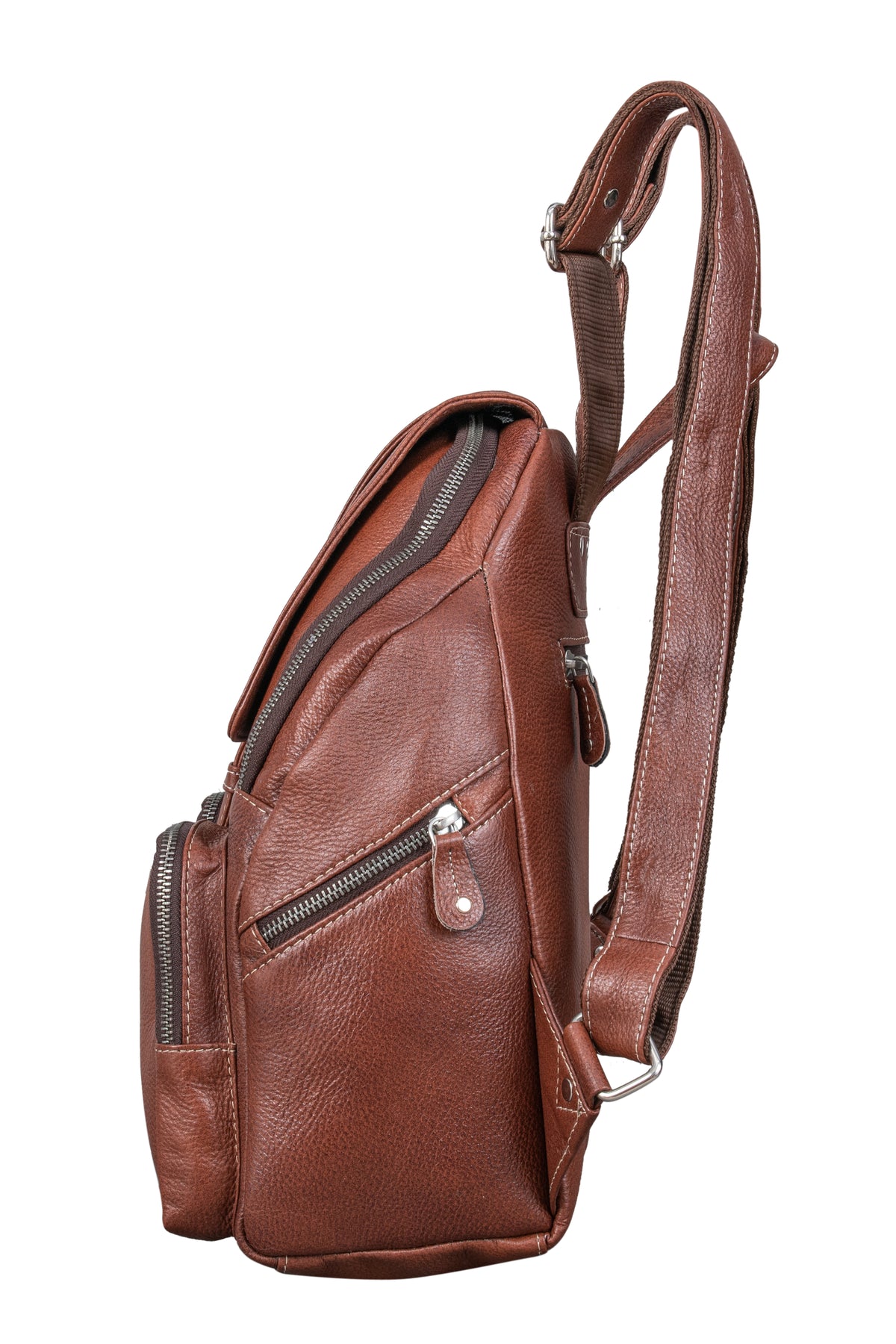 BRAND LEATHER Genuine Leather Stylish Women's Backpack Use for College|School|Office|Travel