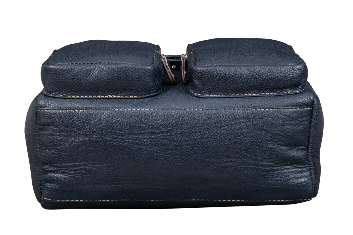 BRAND LEATHER Genuine Leather Stylish Women's Backpack Use for College|School|Office|Travel