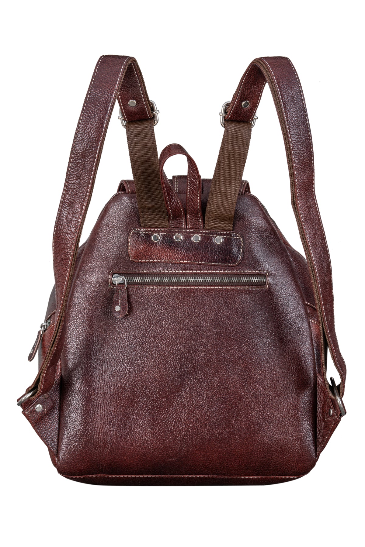 BRAND LEATHER Genuine Leather Stylish Women's Backpack Use for College|School|Office|Travel