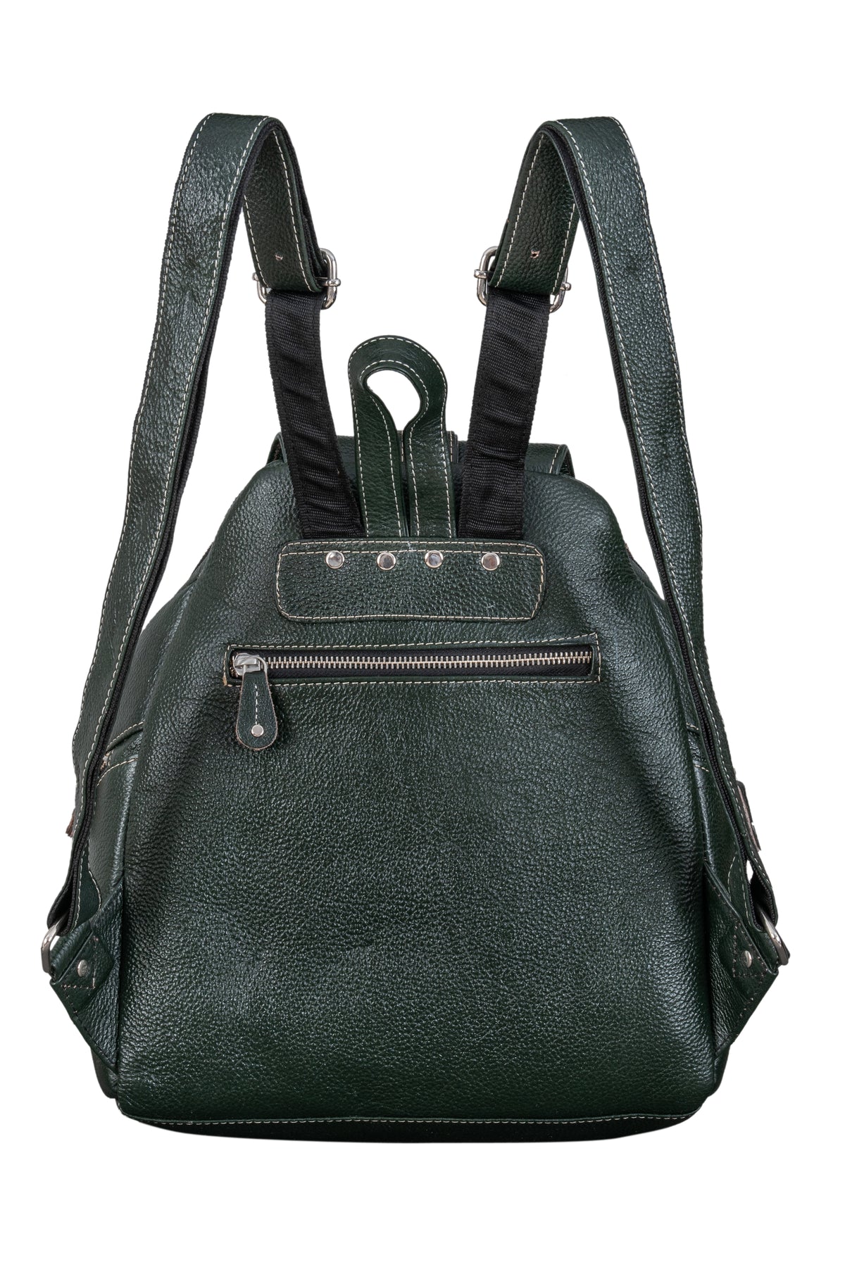 BRAND LEATHER Genuine Leather Stylish Women's Backpack Use for College|School|Office|Travel