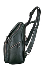 BRAND LEATHER Genuine Leather Stylish Women's Backpack Use for College|School|Office|Travel