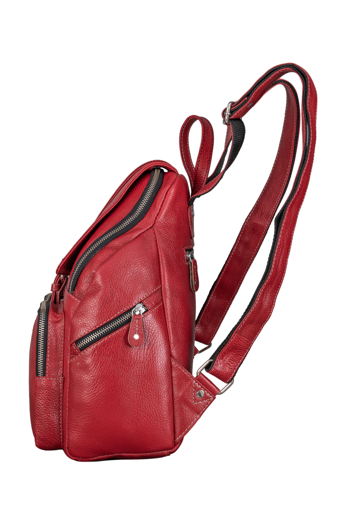 BRAND LEATHER Genuine Leather Stylish Women's Backpack Use for College|School|Office|Travel