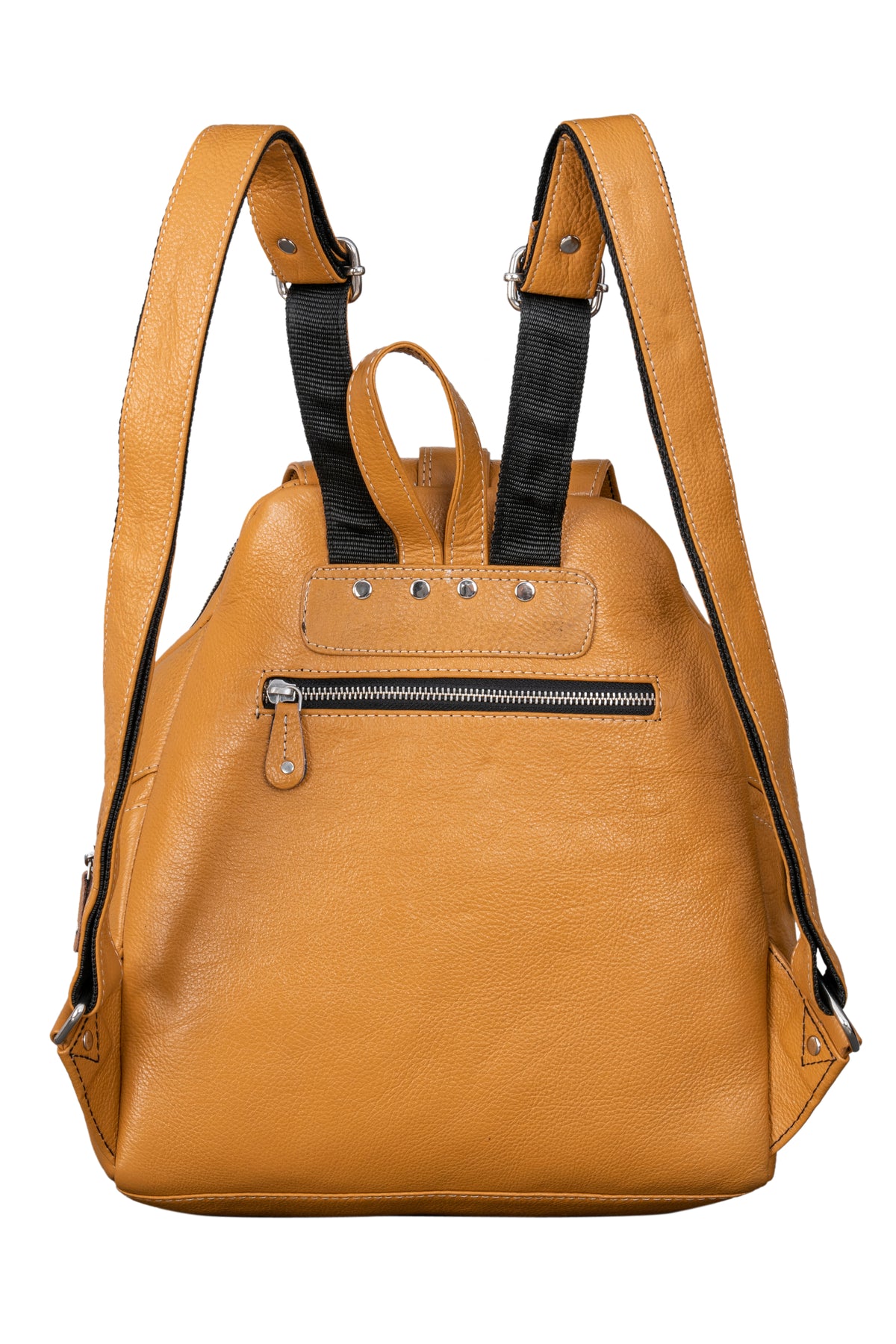 BRAND LEATHER Genuine Leather Stylish Women's Backpack Use for College|School|Office|Travel