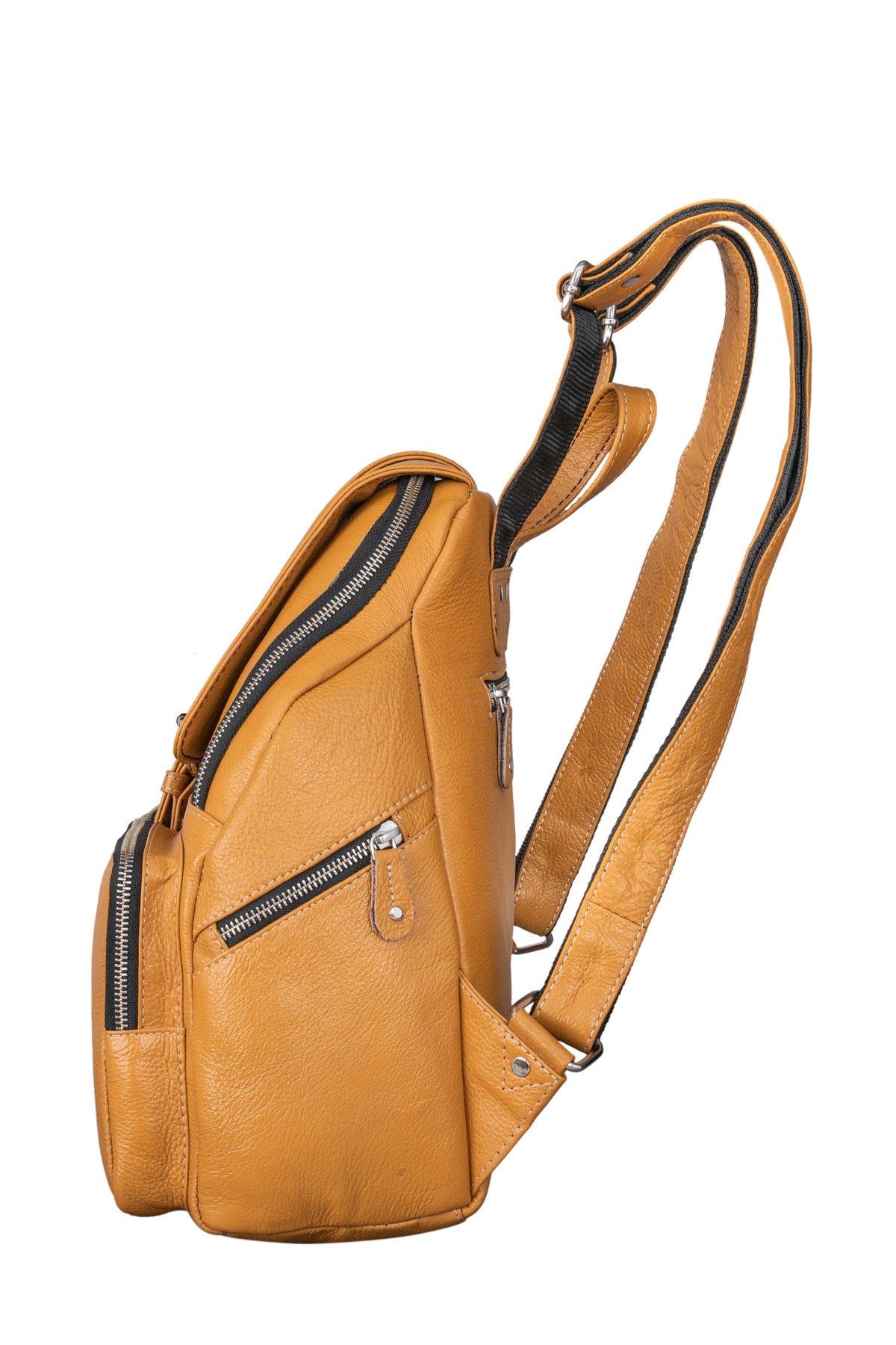 BRAND LEATHER Genuine Leather Stylish Women's Backpack Use for College|School|Office|Travel