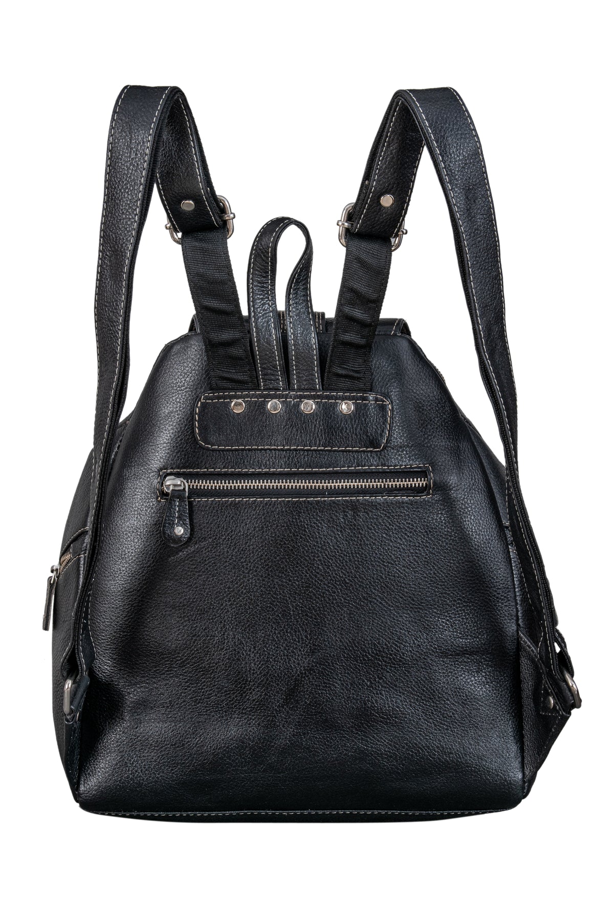 BRAND LEATHER Genuine Leather Stylish Women's Backpack Use for College|School|Office|Travel