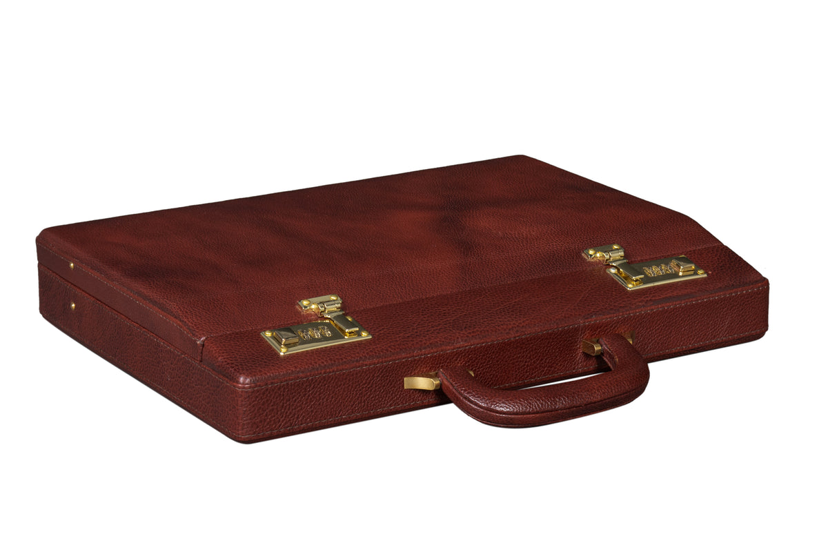 BRAND LEATHER Genuine Leather 20 L Briefcase For Men Use For Office|Business|Travel