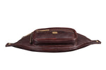 BRAND LEATHER Stylish Genuine Leather Waist Bag Elegant Style Travel Pouch Passport Holder with Adjustable Strap for Multipurpose Use