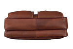 BRAND LEATHER Genuine Leather Laptop Bag for Men/Office Bag for Men, Brown | Fits Upto 16 Inch Laptop/MacBook | Handbags with Shoulder Straps | Leather Bag for Men | Trolley Strap in Laptop Bag