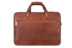 Genuine Leather 16 Inch Full Expandable Laptop Messenger Bag
