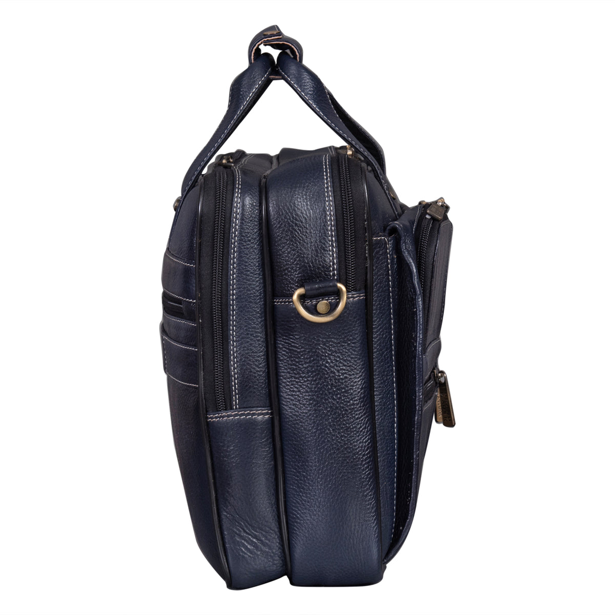 Genuine Leather Laptop Bag for Men - Office Bag, Brown - Fits Up to 16-inch Laptop/MacBook - Shoulder Bag/Hand Bag