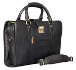 BRAND LEATHER Genuine Leather Laptop Bag for Men - Office Bag, Brown - Fits Up to 14/15.6/16 Inch Laptop/MacBook - Laptop Messenger Bag/Side Shoulder Bag with Adjustable Strap - 1 Year Warranty