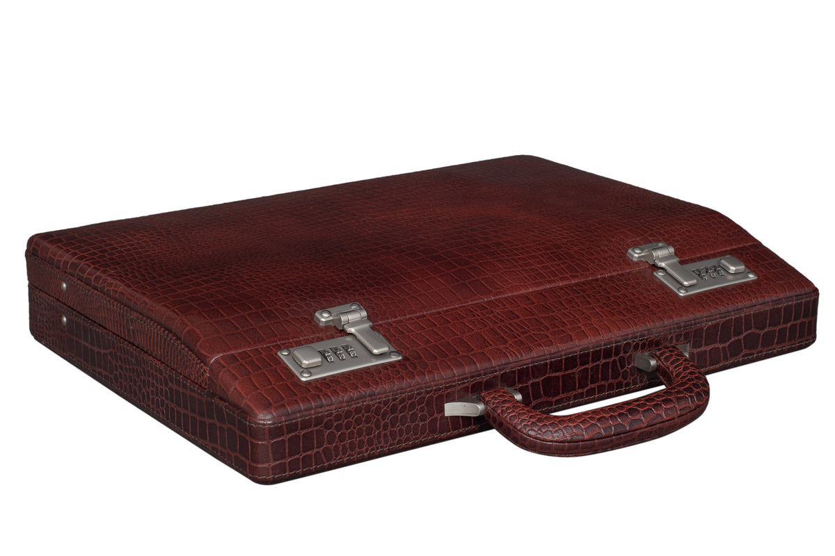 BRAND LEATHER Genuine Leather 20 L Briefcase For Men Use For Office|Business|Travel