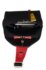 BRAND LEATHER Men's Genuine Leather Sling Chest Bag Casual Shoulder Daypack's