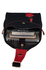 BRAND LEATHER Men's Genuine Leather Sling Chest Bag Casual Shoulder Daypack's