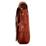 BRAND LEATHER Genuine Leather Cross Body Sling Bag For Unisex