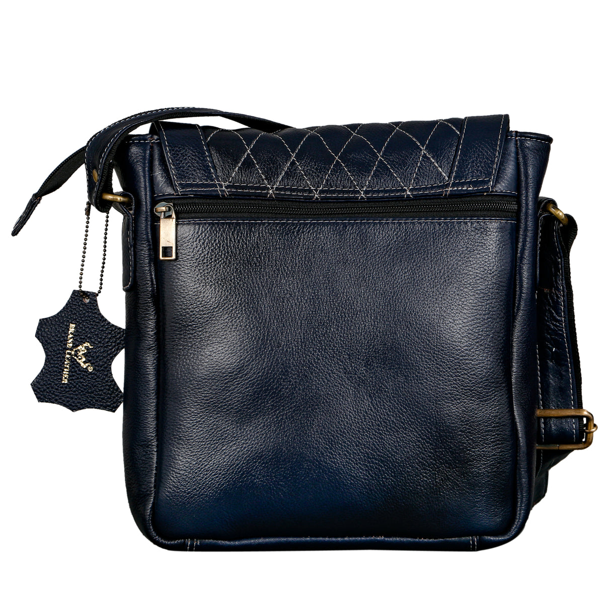 BRAND LEATHER Genuine Leather Cross Body Sling Bag For Unisex