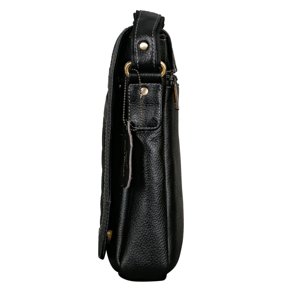 BRAND LEATHER Genuine Leather Cross Body Sling Bag For Unisex