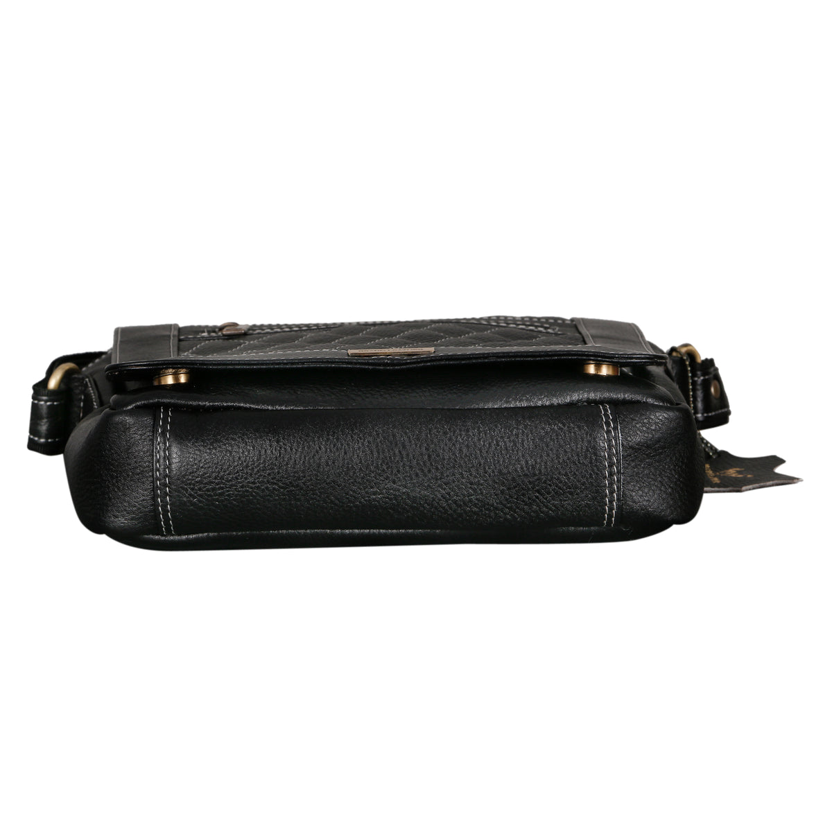 BRAND LEATHER Genuine Leather Cross Body Sling Bag For Unisex