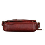 BRAND LEATHER Genuine Leather Cross Body Sling Bag For Unisex