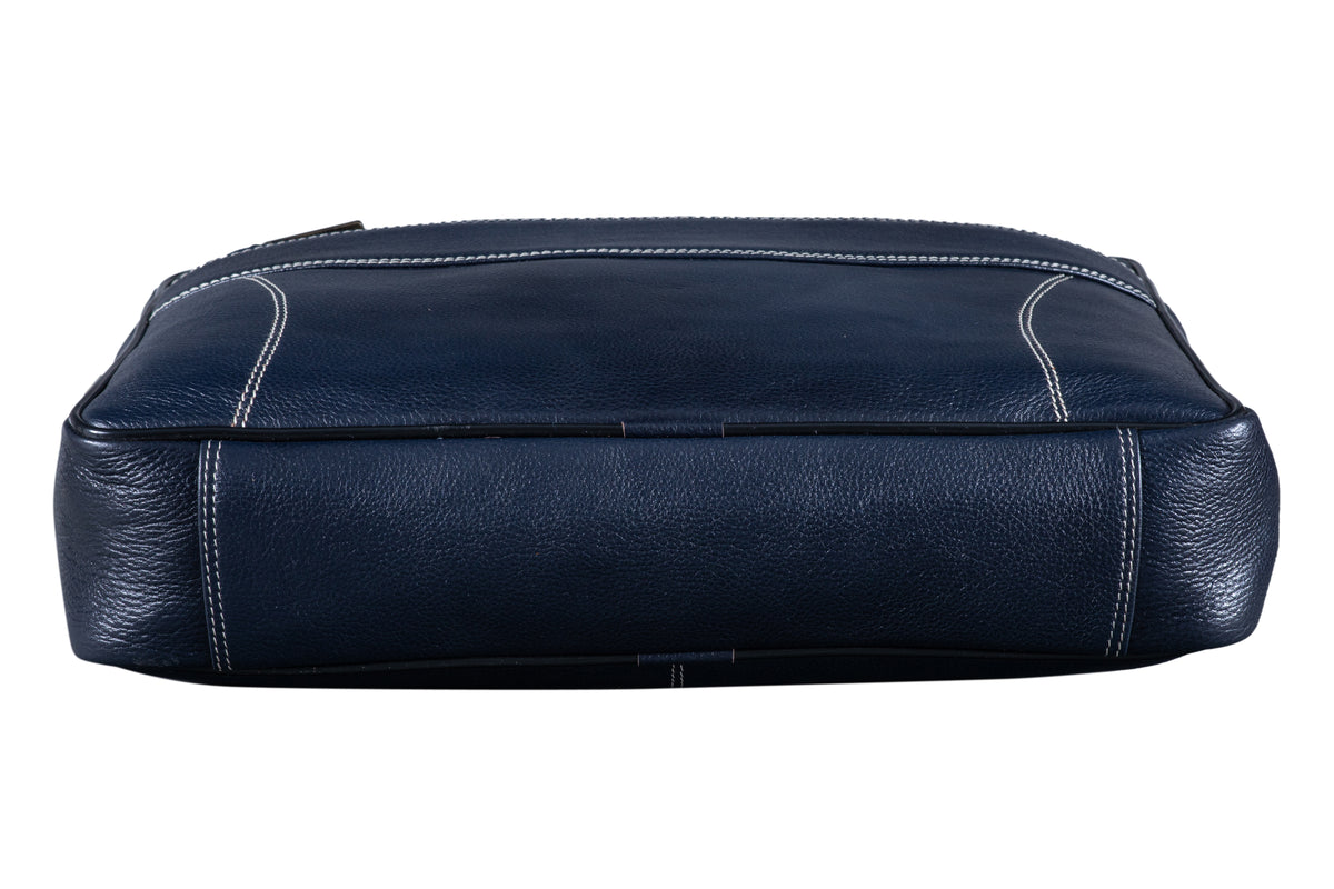 BRAND LEATHER Genuine Leather Laptop Bag for Men/Office Bag for Men |Fits 14|15.6|16 Inch Laptop Bag/MacBook |Leather Bag for Men with Shoulder Straps|Crossbody Laptop Messenger Bag for Men