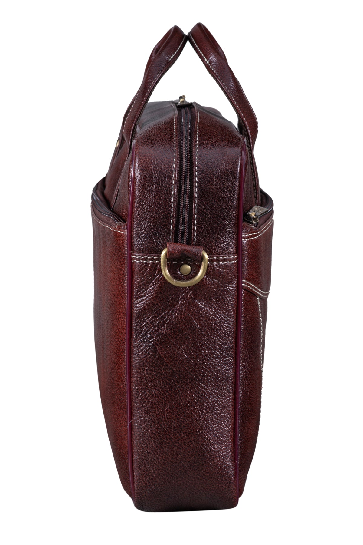 BRAND LEATHER Genuine Leather Laptop Bag for Men/Office Bag for Men |Fits 14|15.6|16 Inch Laptop Bag/MacBook |Leather Bag for Men with Shoulder Straps|Crossbody Laptop Messenger Bag for Men