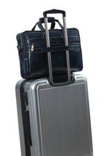 Genuine Leather Laptop Bag for Men - Office Bag, Brown - Fits Up to 16-inch Laptop/MacBook - Shoulder Bag/Hand Bag