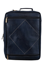 Genuine Leather Convertible Backpack 16" Laptop Messenger Bag Multi-Functional Business Briefcase for Men